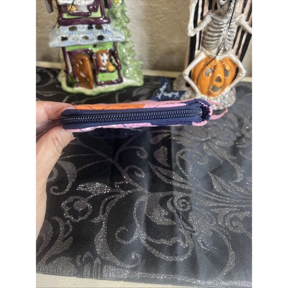 Vera Bradley Loves Me Pink, Orange, And Blue Floral Wristlet Wallet - Picture 6 of 9